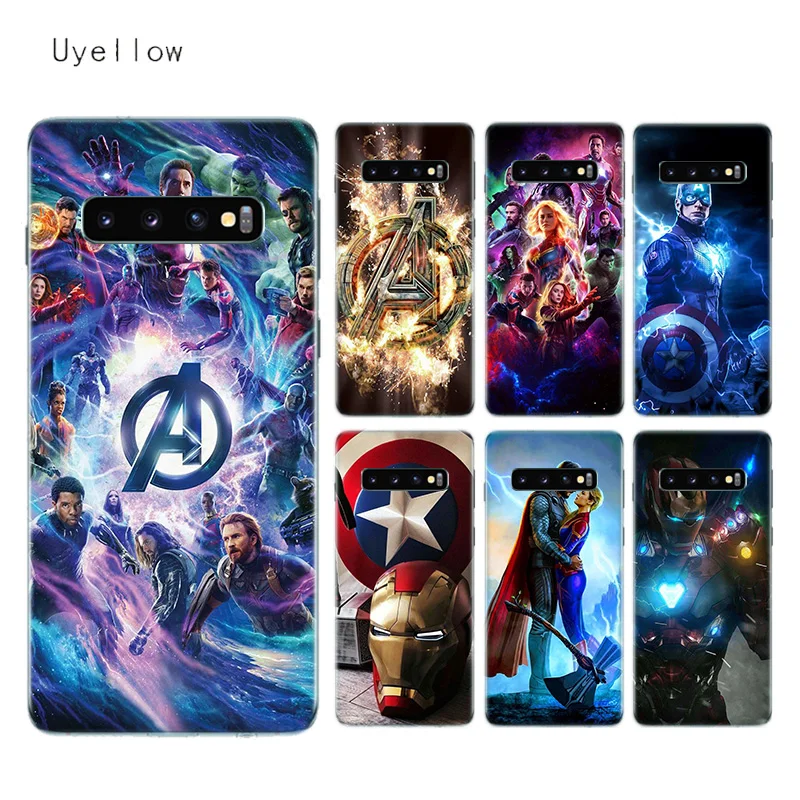 

Uyellow The Avengers Soft Phone Case For Samsung S6 S7 S8 S9 S10 S10E Plus J4 J6 J8 A6 A7 A8 A9 Plus 2018 Note 8 9 Cover Coque