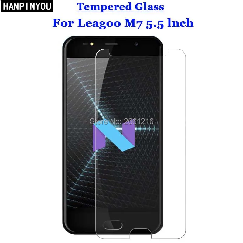 Закаленное стекло 9H 2.5D Премиум-класса для Leagoo M7 M 7 5 5&quot | Мобильные телефоны и