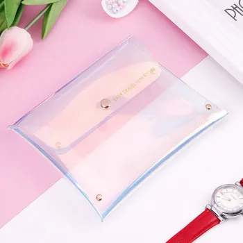

Multifunctional waterproof PVC transparent cosmetic bag fashion holographic flash women's makeupup bag