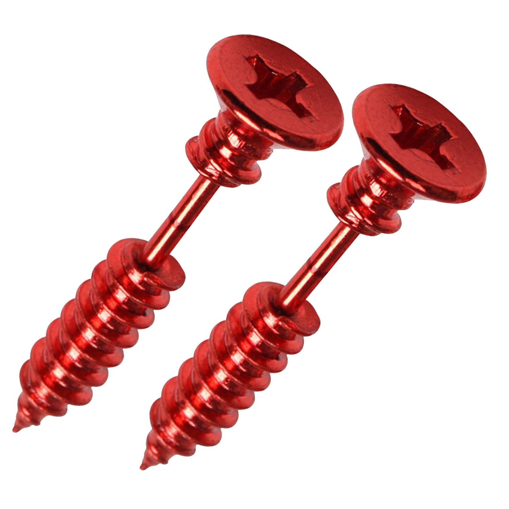 3D Cross Screws Ear Stud Earrings, Redin Stud Earrings from Jewelry