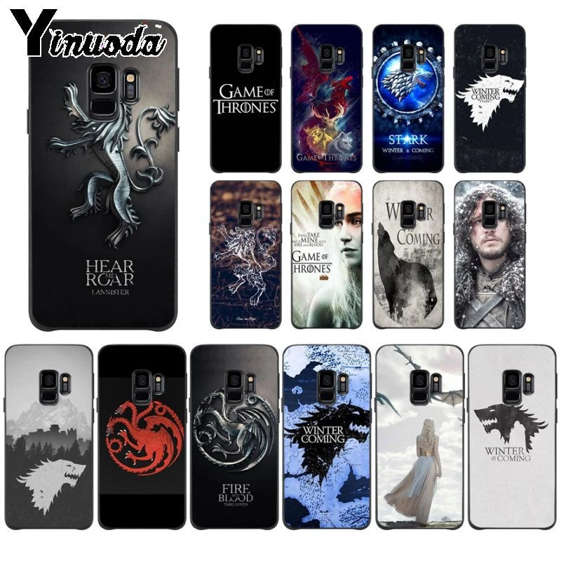 Yinuoda Game Of Thrones Diy Luxury Protector Silicone Phone Case For Samsung Galaxy S9 S8 Plus Note 8 Note9 S7 S10plus Cover Half Wrapped Cases Aliexpress