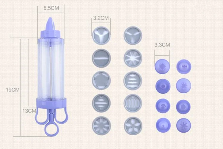 1 Набор кондитерских насадок, набор для приготовления печенья, обледенение, кончики крема, шприц, пресс-пистолет для печенья, машина, инструмент для украшения торта