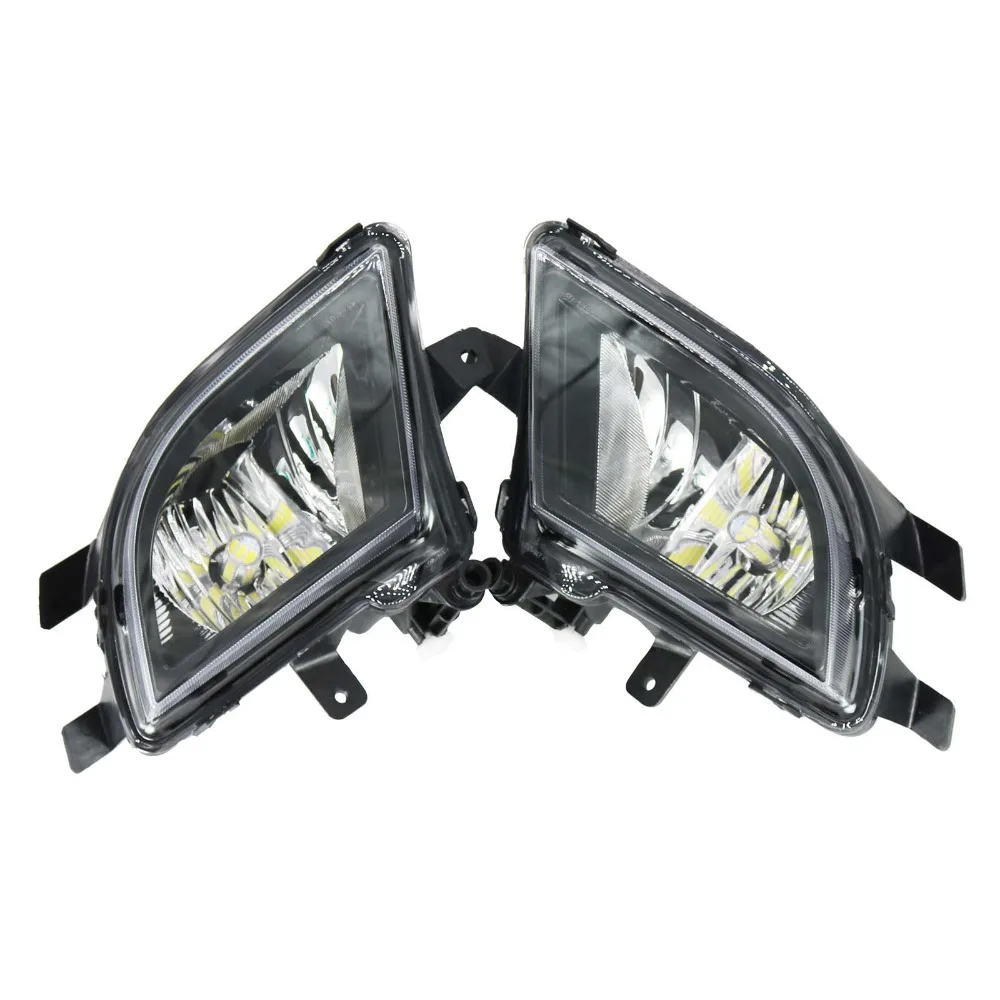 LED Light For VW Jetta MK6 Facelift Sedan 2015 2016 2017 Front LED Fog Lamp Fog Light With Bulb Car Styling LED Light For VW Jetta MK6 Facelift Sedan 2015 2016 2017 Front LED Fog Lamp Fog Light With Bulb Car Styling