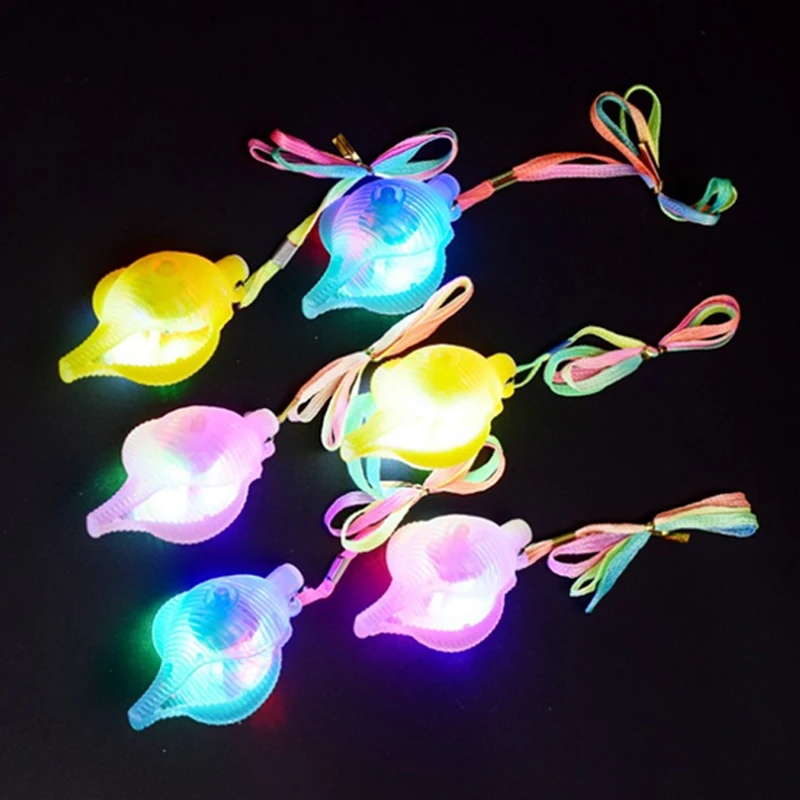 Neon Party Shell Necklace 2019 New Halloween LED Flashing Glow Headband Women Girls Light Up Necklace  Glow Party Supplies (1)