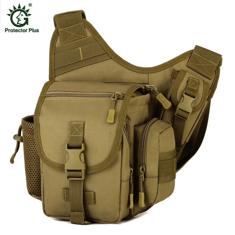 

DSLR Camera Pack Women Messenger Bag Men Outdoor Sport Bags Waterproof Nylon Saddle Bag Tactical Camouflage Shoulder Packs D011