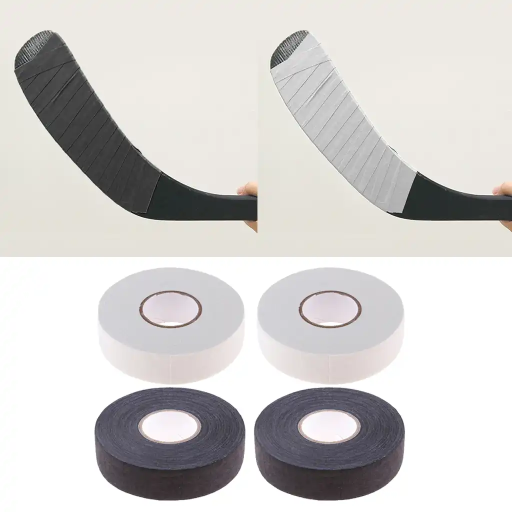 taping hockey stick blade
