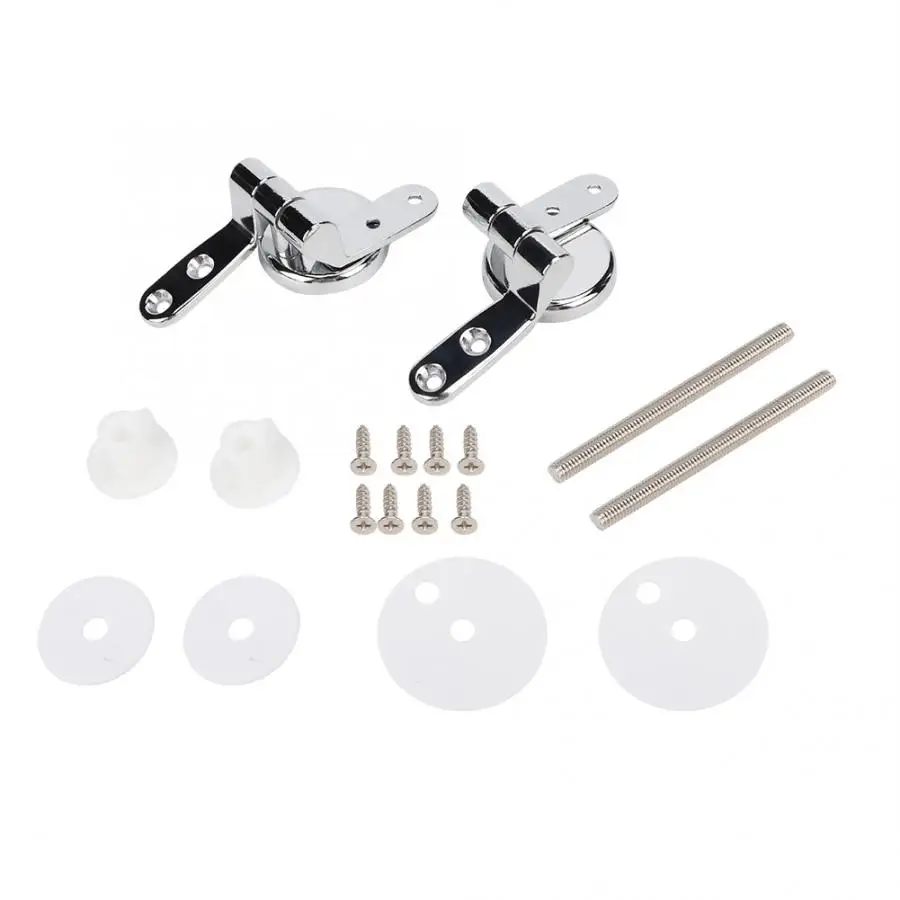 

Toilet Lid Fixings Toilet Hinges Repair Replacement Kit Tools Set Suitable for most toilet lids