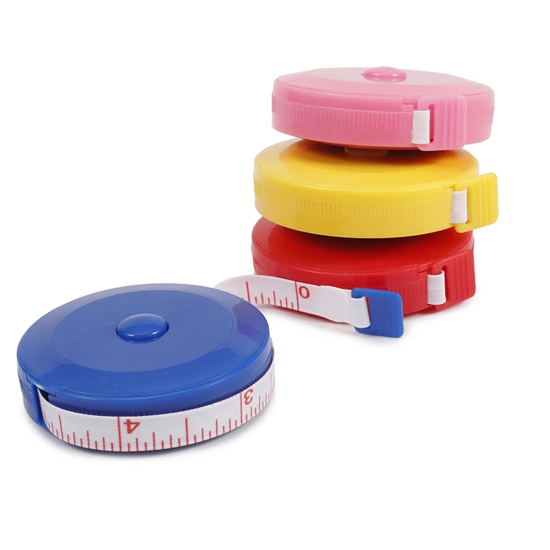 

Portable 150CM Mini Measuring Tape Measure Retractable Metric Belt Colorful Portable Ruler Centimeter Inch Children Height Ruler