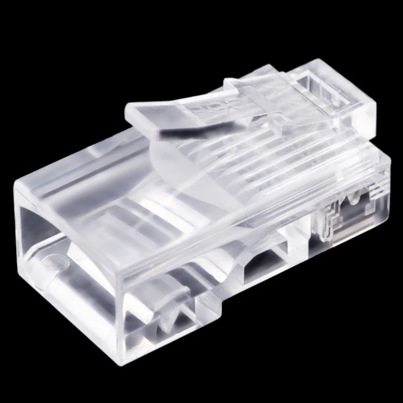 30 шт. 10P10C RJ45 RJ48 RJ50 Cat5E UTP Ethernet Соединительный сетевой модульный Кристалл