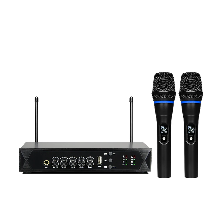 Беспроводной ручной микрофон K6 UHF с перезаряжаемым динамическим микрофоном для