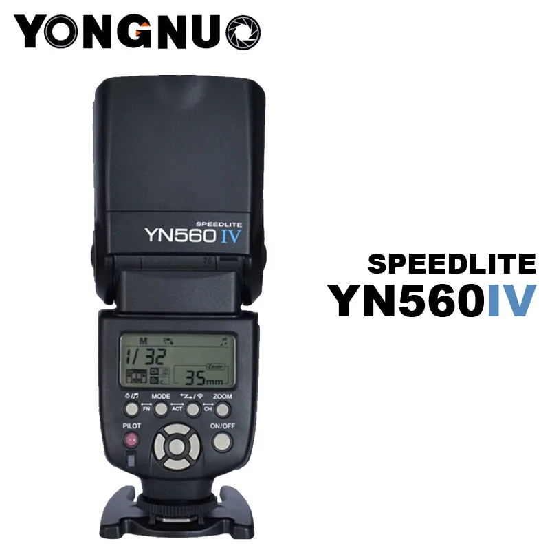 Вспышка YONGNUO YN 560IV YN560 IV для Nikon D700 D7200 D7100 D7000 D5300 D5200 D5100 D5000 D3100 D3200 D3000 D90 D80 D70|speedlite for