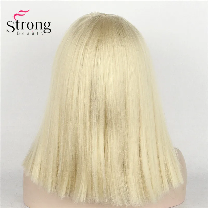 TY 1716A 613Kinky Straight Full Bangs Synthetic Wig (5)