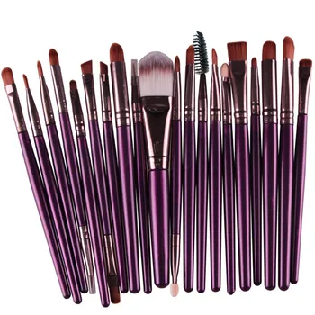 

20 pcs Pro Powder Brushes Cosmetic Set Foundation Eyeshadow Lip Face Makeup Tool Women Make Up Brush Sets
