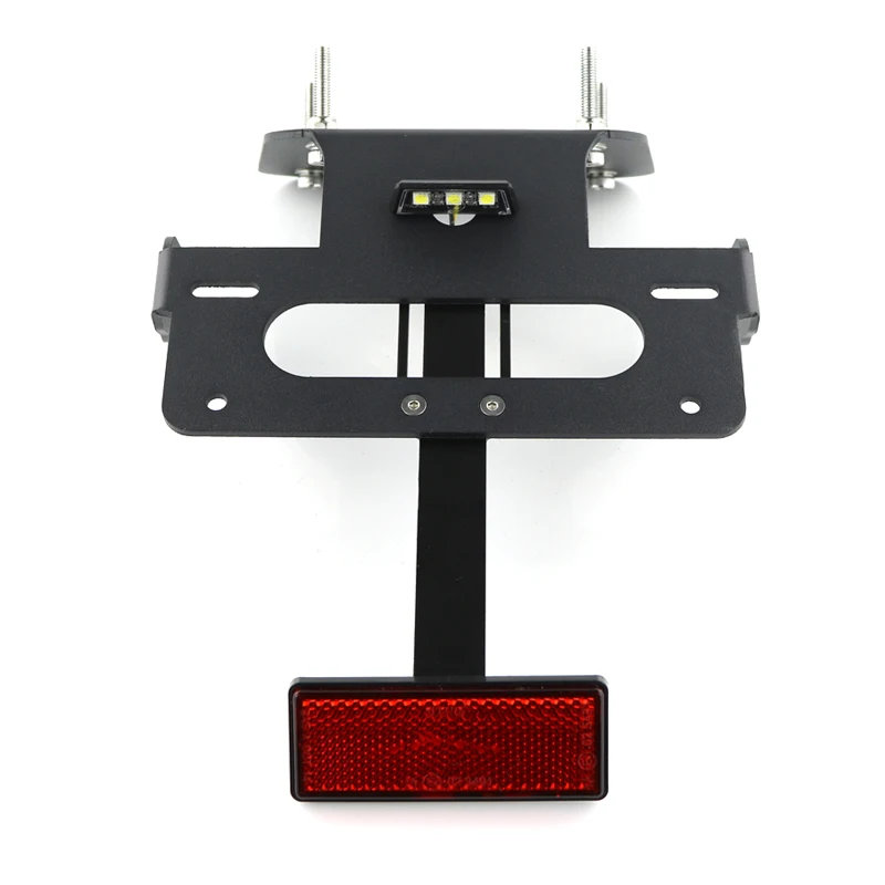 Suporte da Placa de Licença para Yamaha Yzf-r6 Cauda Traseira Tidy Fender Eliminator Kit Preto Motocicleta Alumínio r6 2006-2020 15 Chapa de licença