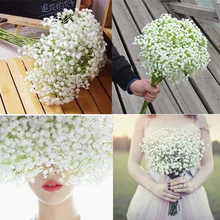 1 шт. искусственные розы с цветами для дыхания ребенка должны использоваться в домашней студии, для свадебного украшения