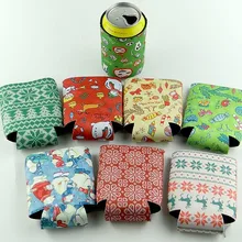 Сплошной цвет кулер держатель неопрена сумка-холодильник