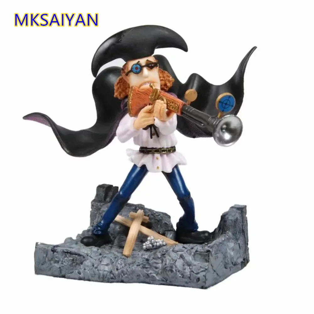 

One Piece Anime Bust Van Auger Figure GK Blackbeard Pirates Sniper Full-Length Portrait Toys Action Figure Model Brinquedos Gift