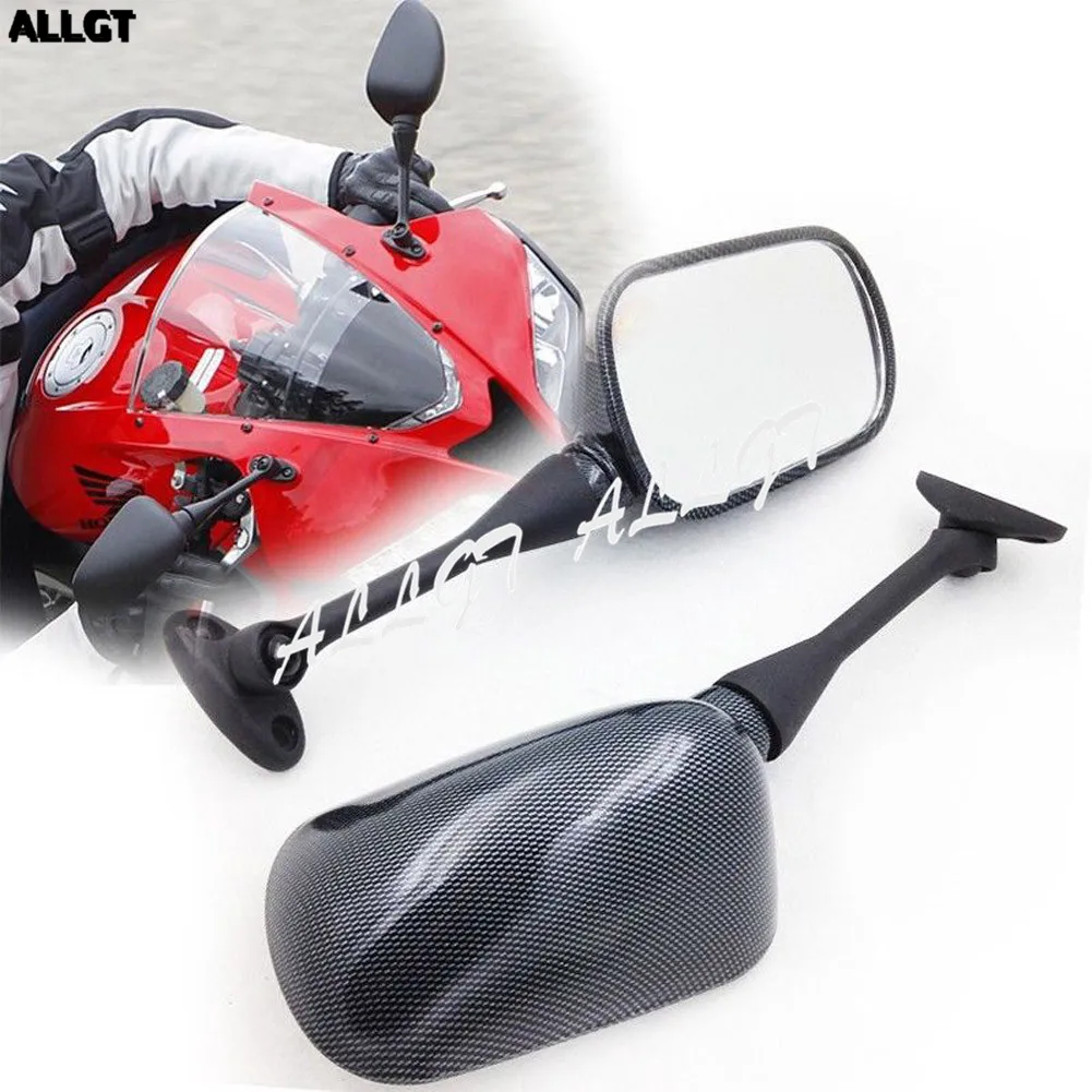 

Carbon Fiber Printed Racing Mirror For 2004 2005 2006 2007 Honda Cbr 1000Rr/2003-2012 Honda CBR 600RR