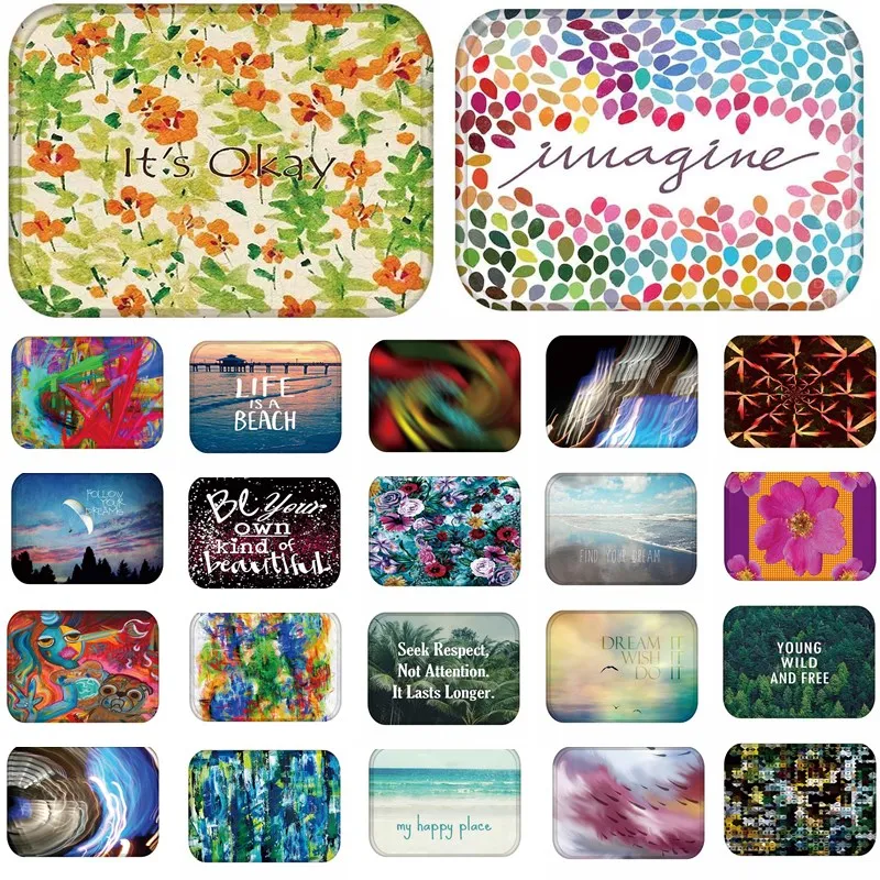1pcs 40*60cm Flower Tree Beach pattern Anti-Slip Suede Carpet Door mats doormats Outdoor Kitchen Living room Floor Mat Rug 48134 1pcs 40*60cm Flower Tree Beach pattern Anti-Slip Suede Carpet Door mats doormats Outdoor Kitchen Living room Floor Mat Rug 48134