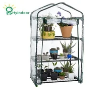 Hyindoor Садовые принадлежности сельскохозяйственная теплица Sunroom садовый ПВХ Мини теплицы