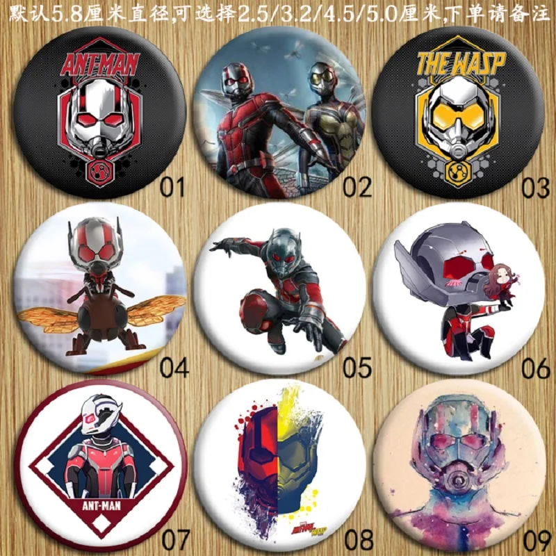 Сувенирный значок Мстителей Marvel's Super Hero Ant Man Scott Lang броши для одежды и сумки