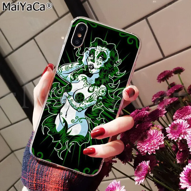 Funny Sugar Skull Girl Tattoo