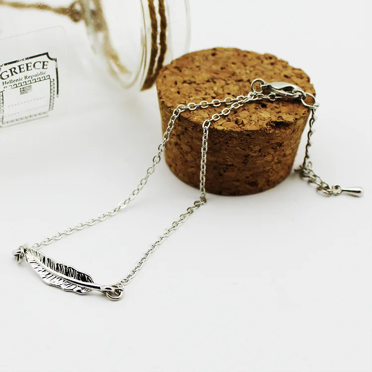 Модный корейский поп-браслет с перьями для корейских знаменитых Kpop браслетов DNA V MV в том же стиле, браслет с листьями, ювелирные изделия, подарки