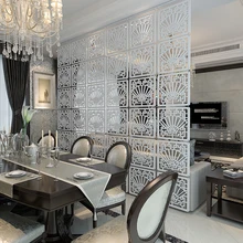 4 шт. висит Экран Творческий ТВ установка стены искусства Бумага-Cut гостиная крыльцо раздел складной экран перегородка комнаты перегородка