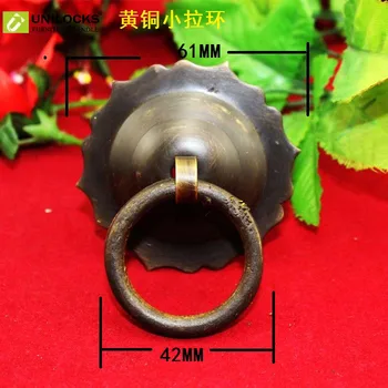 

1Pcs Diameter 60MM copper handle wardrobe door handle home decoration