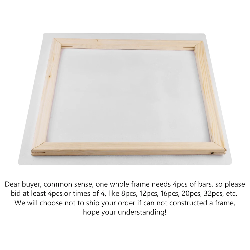 Professional Wooden Canvas Frame Kit For Oil Painting Wall Art Multiple Sizes 6