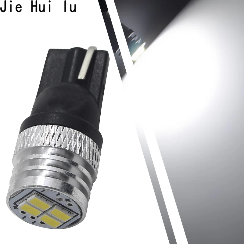 2 шт. w5w светодиодный T10 светильник Canbus 4SMD 3014 для парковки автомобиля подсветка