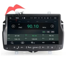 Free shipping to russia car gps navi for Lada Vesta support Eight Core 2G RAM Android 6.0 gps navigator radio ipod 4G/wifi