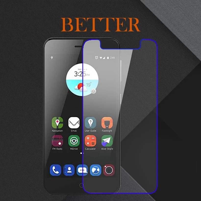 Защитное закаленное стекло для телефона ZTE Blade A520 A612 Prestige 2 Zfive L Lte|Защитные стёкла