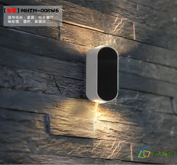 

Modern simple creative outdoor LED courtyard exterior wall lawn lamp waterproof balcony villa wall lamp