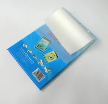 

2018 new compatible laminating film A4 7C 210*297mm for photo hot and cold laminator ,100pcs/pack 500 pack/lot by sea LCL