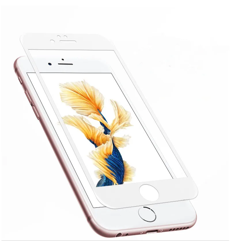 

FEBIDEA 3D Full Coverage Tempered Glass Screen Protector For iphone 6 6S Plus 7 7Plus 8 8Plus with unbreakable soft edge