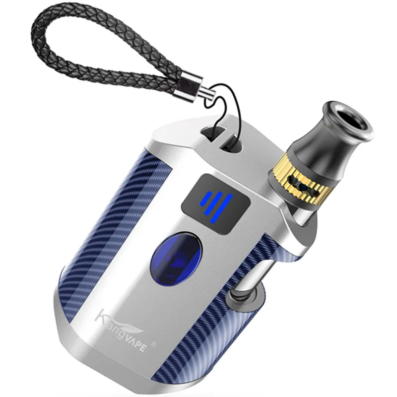 

TH710 mini pod vape electronic cigarette box mod Thick CBD Oil tank Vaporizer 650mAh Battery 510 thread CBD led screen vapor