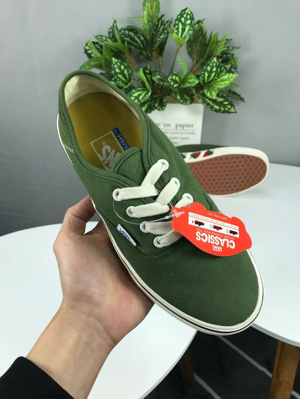 vans strawberry green