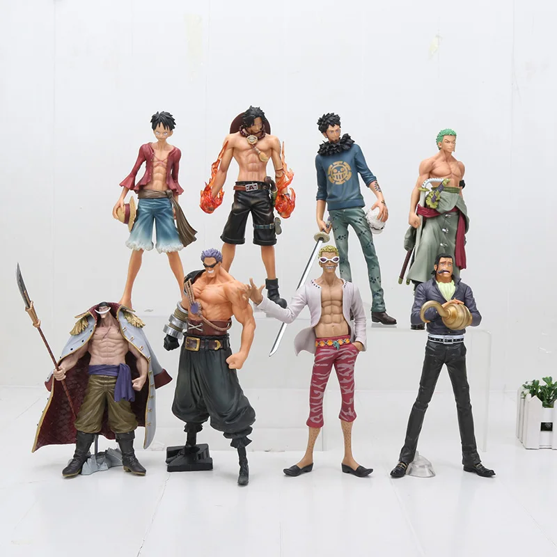 

25cm anime One Piece Monkey D Luffy Portagas D Ace shanks Action Figure Toy One Piece Figure Model Brinquedos Toys For Children
