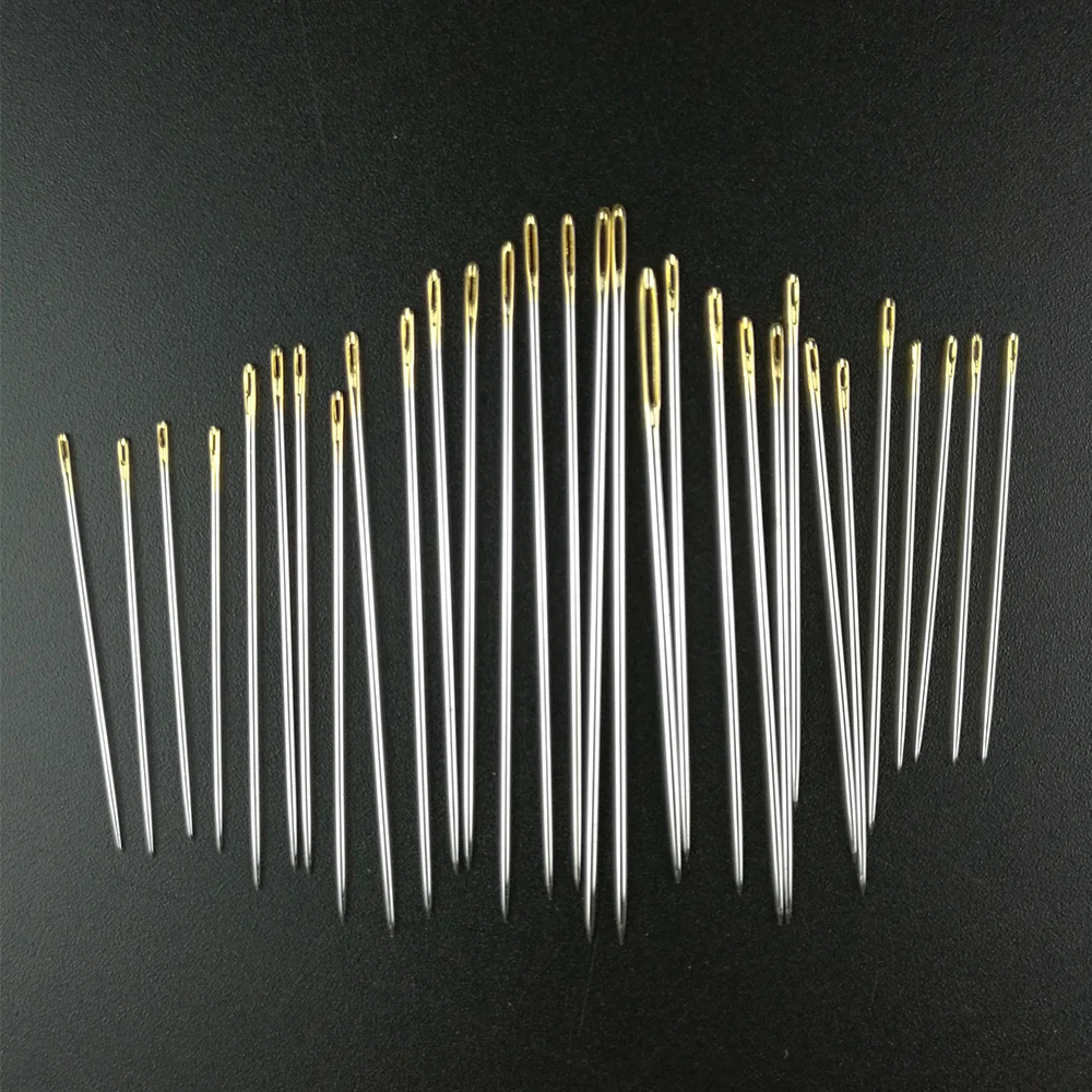 60 шт. швейные иглы из нержавеющей стали|stainless steel sewing needles|sewing machine needlessewing needles |