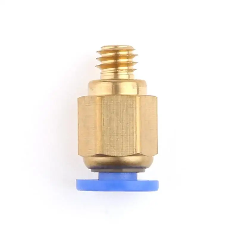 

3D Connectors 3D Printer Parts PC4-M6 Fast Joint Pneumatic Connector Quick Copper Gas Pipe Connector Thread