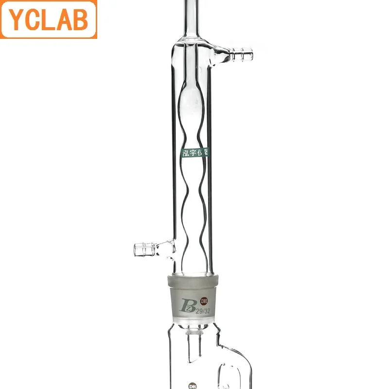 YCLAB 60mL Extraction Apparatus with Bulbed Condenser and Ground Glass Joints Laboratory Chemistry Equipment