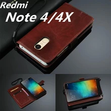 Redmi Note 4 4X 5,5 дюймовый держатель для карт, чехол для Xiaomi Redmi Note 4 4X Pro, кожаный чехол для телефона, ультратонкий кошелек, откидная крышка