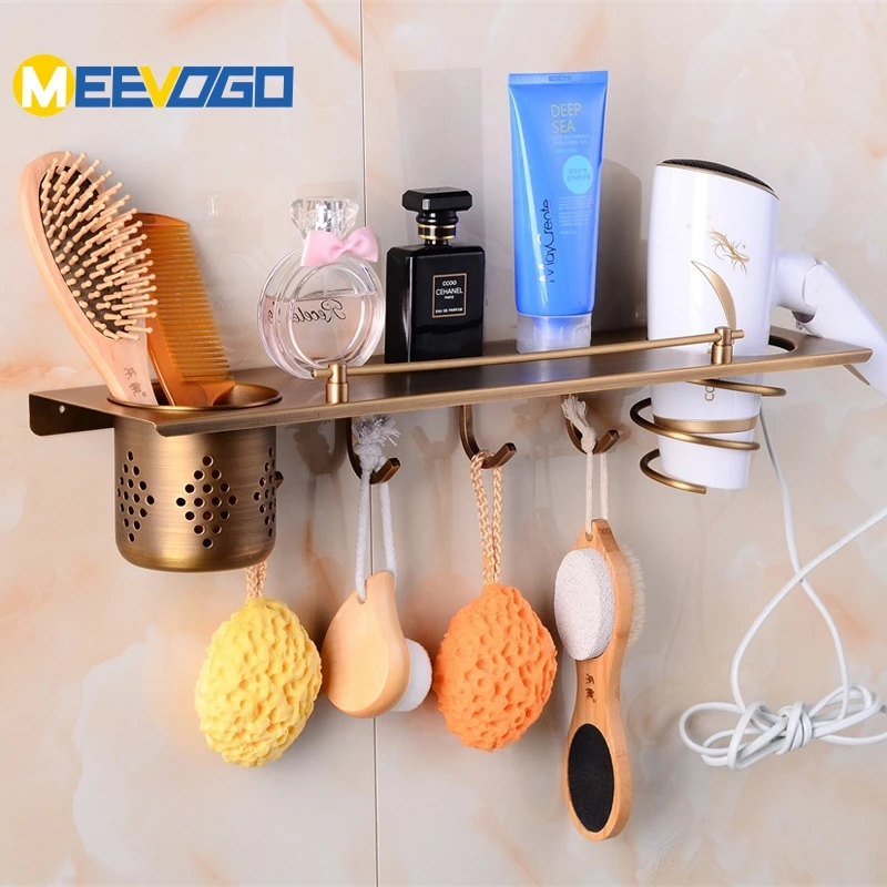 MEEVOGO антикварные аксессуары для ванной комнаты полка настенная banheiro salle de bain ZWJA503 |