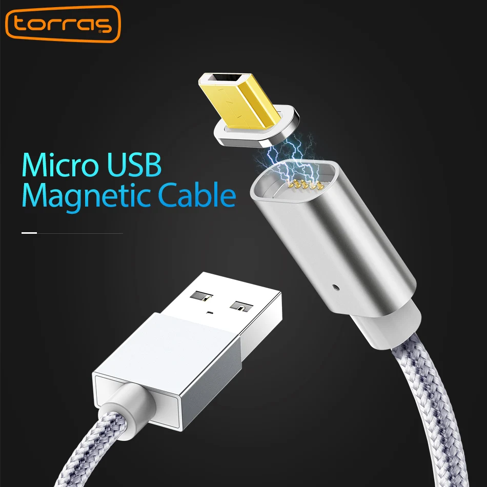 TORRAS Magnetic Cable Micro USB Cable Magnet Charger
