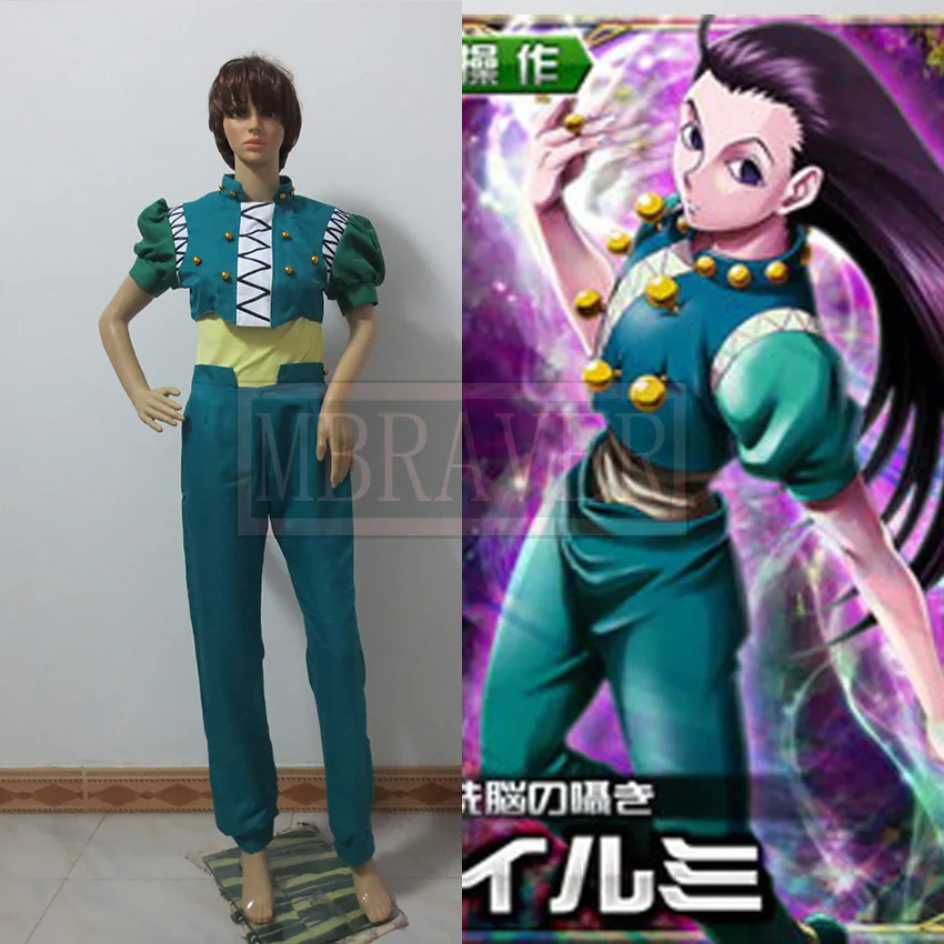 

Illumi Zoldyck Irumi Zorudikku Cosplay Uniform Halloween Party Outfit Costume Custom Made Any Size