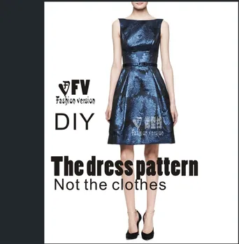 

Dresses Sewing Pattern Template Cutting drawing Clothing DIY ((Not selling clothes)) BLQ- 140