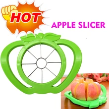 Роман apple необычного дизайна, Нержавеющая сталь нож для удаления сердцевины, Ломтерезка яблок фруктов и овощей Кухонные принадлежности-Цвет ассорти