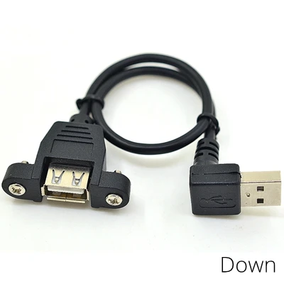 20 см Мульти угол левый и правый & вверх Dwon Угловой USB 2 0 Тип A папа к женскому с