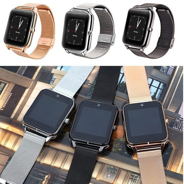 Smart Watch Clock Sync Notifier Support Sim Card Bluetooth Connectivity for IOS Android Women Smartwatch Men Watch